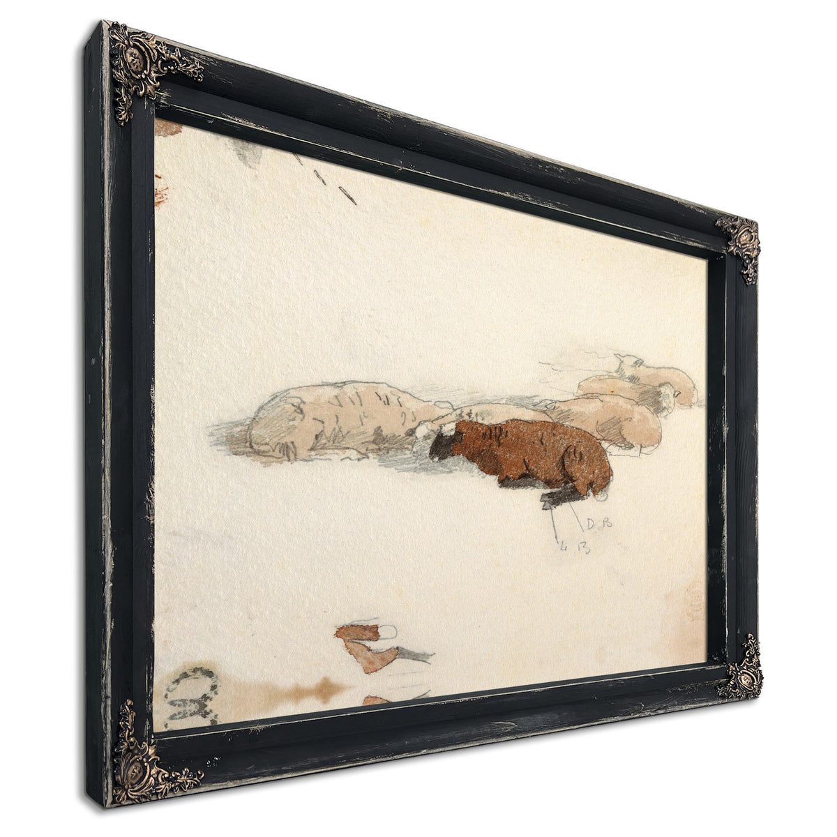 Sheep Resting 1878 By Winslow Homer