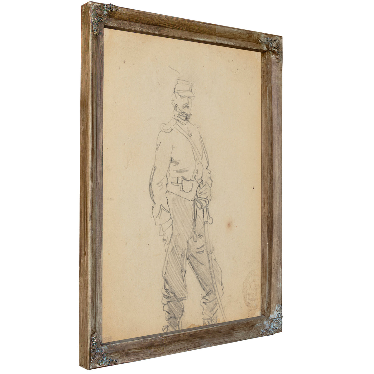 Standing Officer 1862 By Winslow Homer
