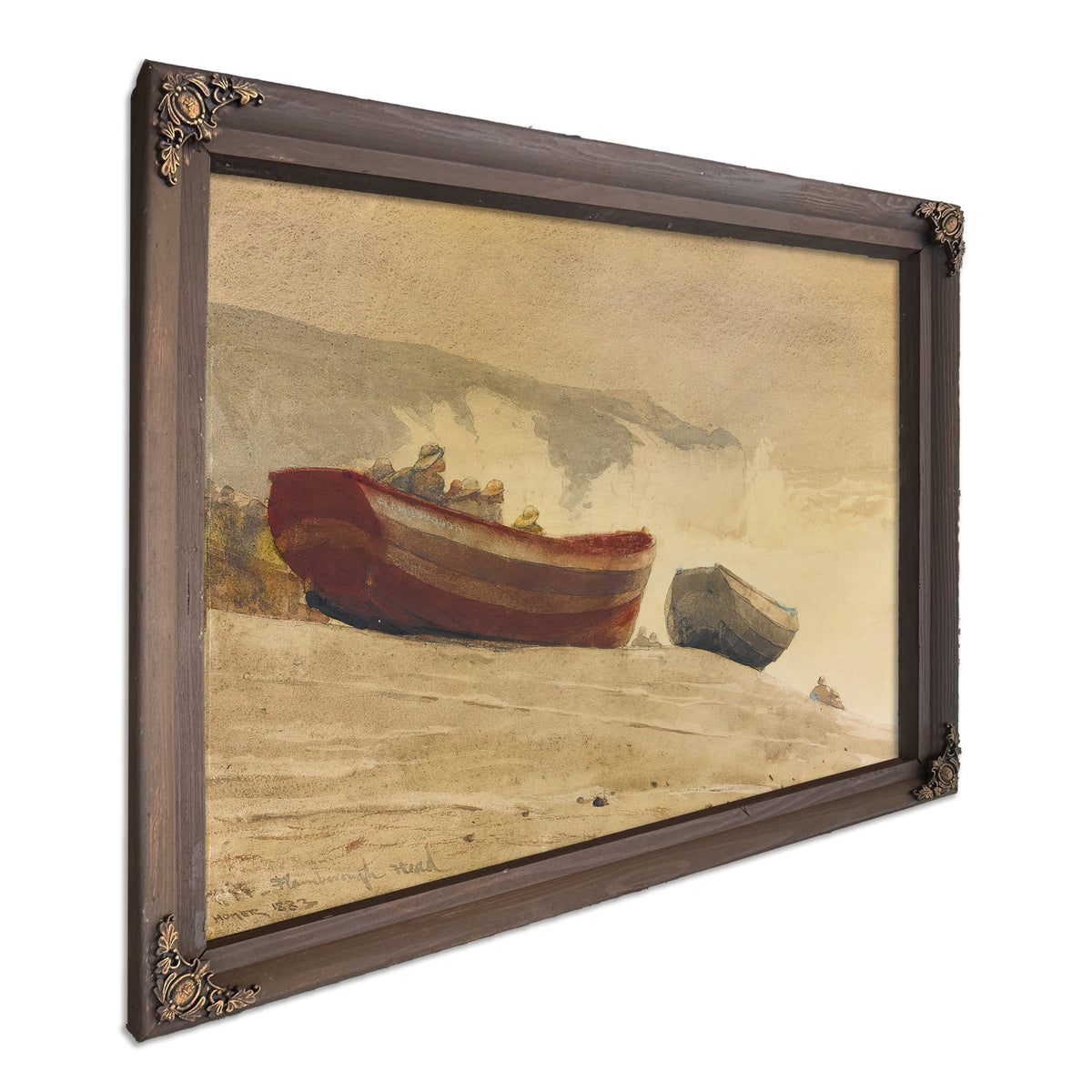 Storm the English Coast 1883 By Winslow Homer