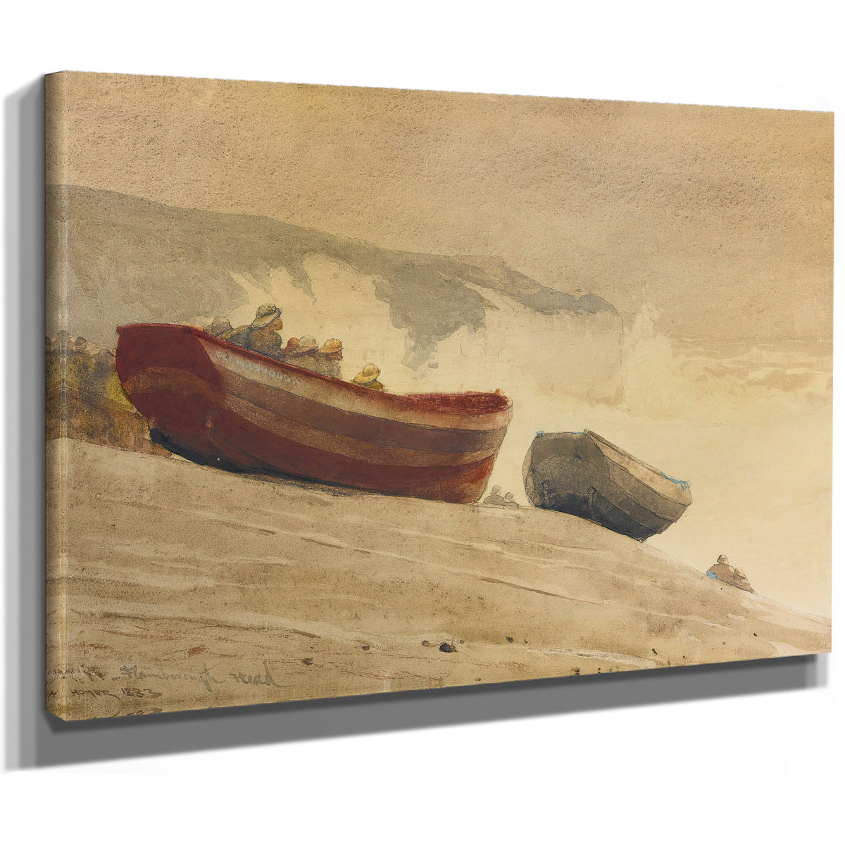 Storm the English Coast 1883 By Winslow Homer
