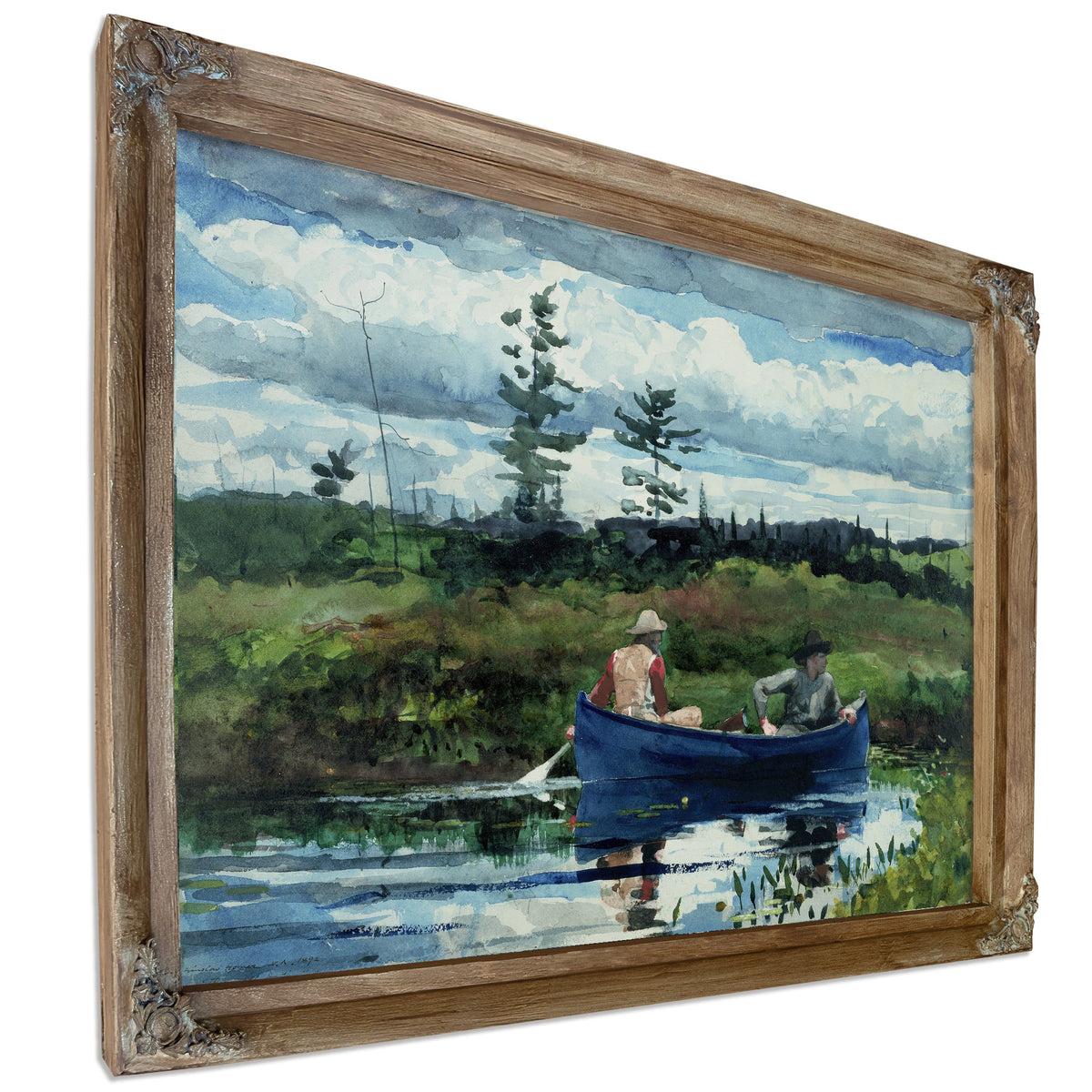 The Blue Boat 1892 By Winslow Homer
