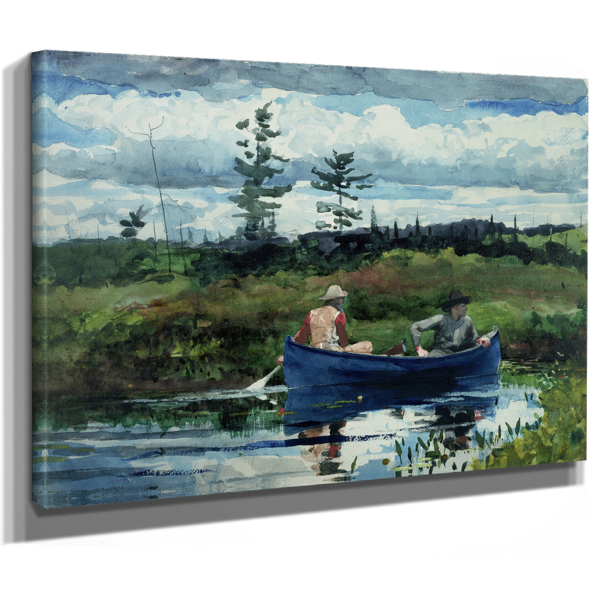 The Blue Boat 1892 By Winslow Homer