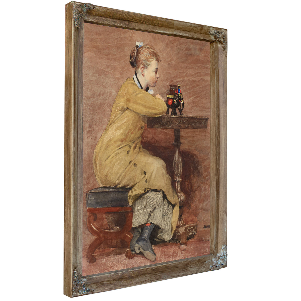 Woman Elephant Circa 1877 By Winslow Homer