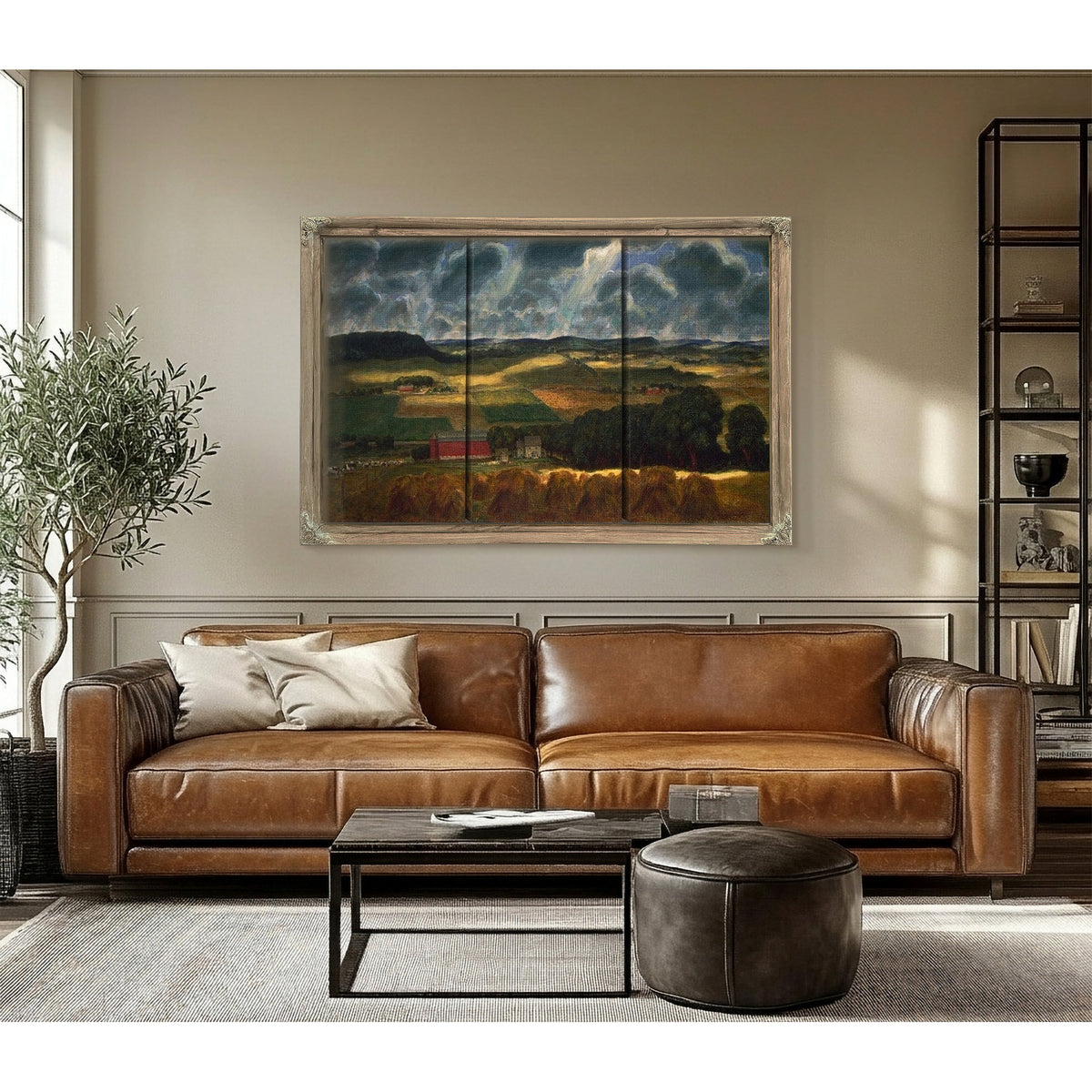 Wisconsin Landscape By John Steuart Curry