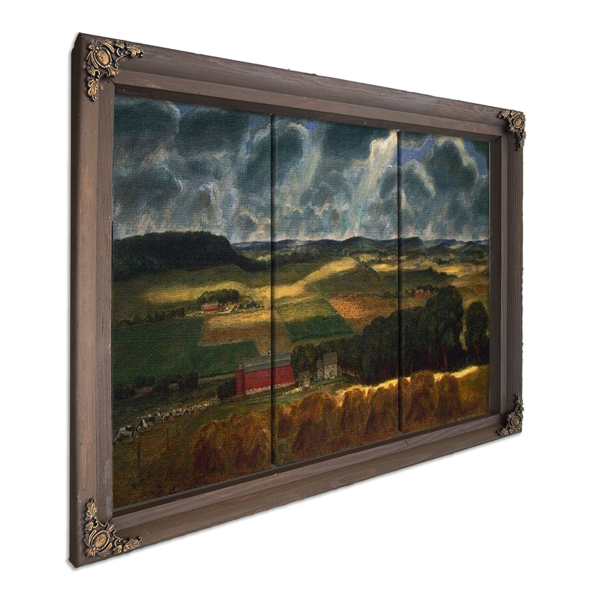 Wisconsin Landscape By John Steuart Curry