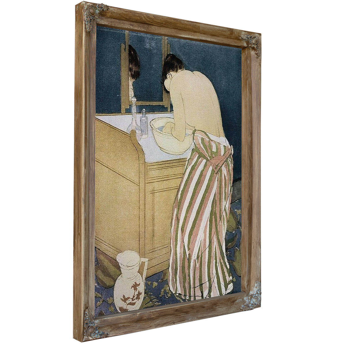 Woman Washing Hands By Mary Cassatt