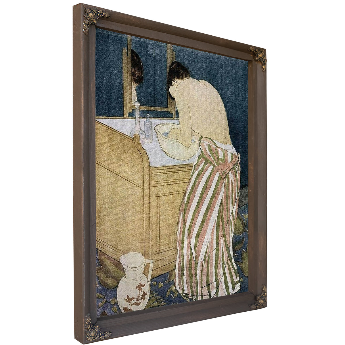Woman Washing Hands By Mary Cassatt