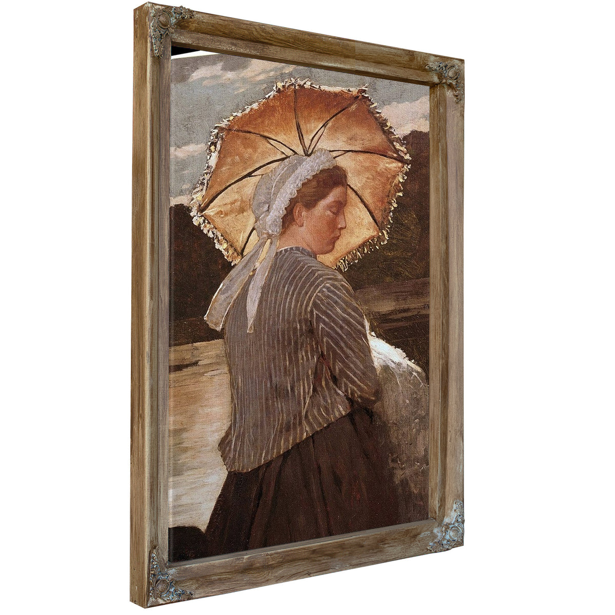 Woman With Parasol By Winslow Homer