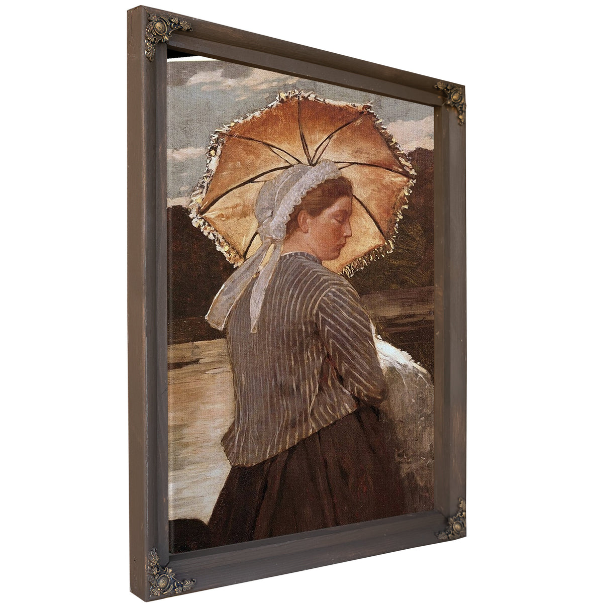 Woman With Parasol By Winslow Homer