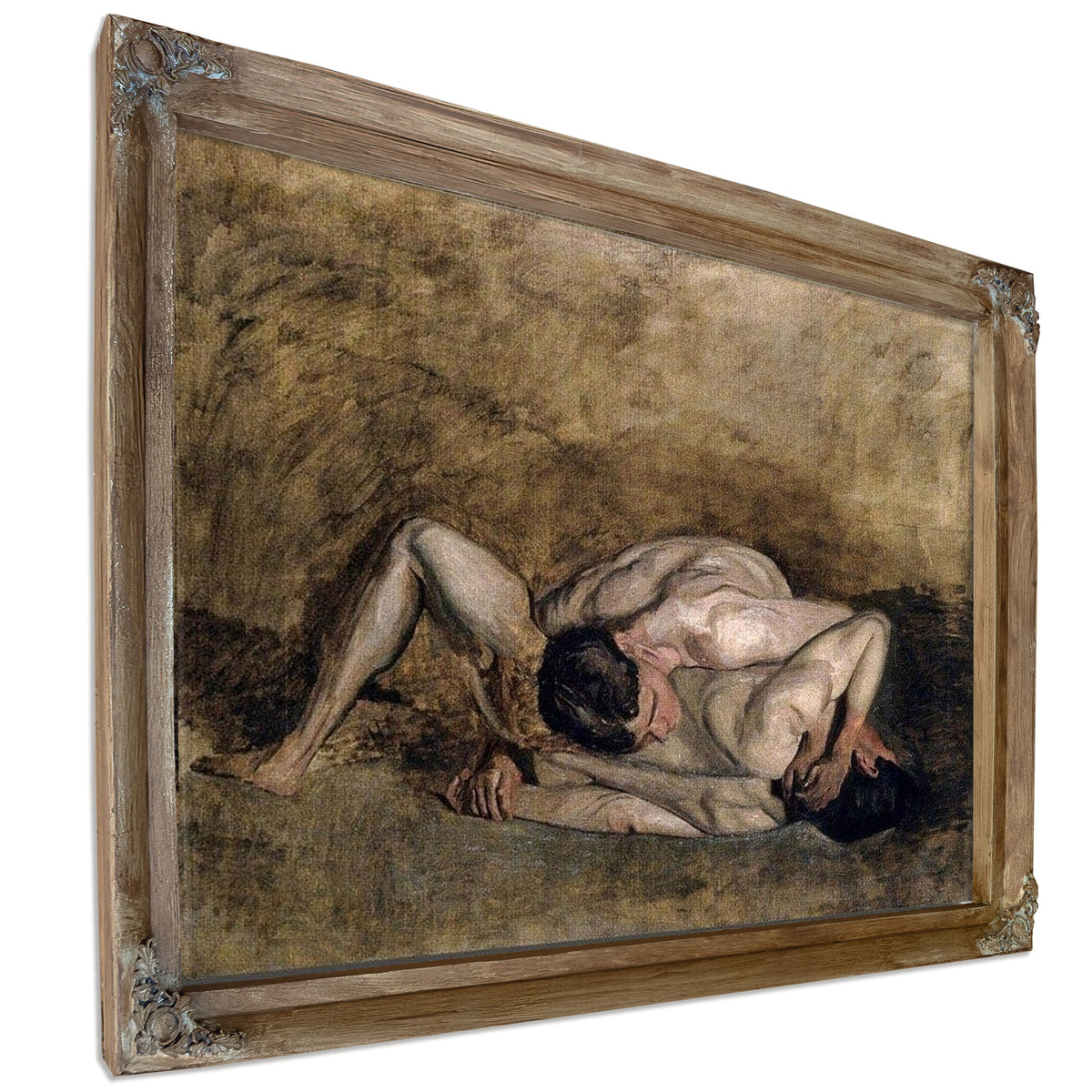 Wrestlers By Thomas Eakins