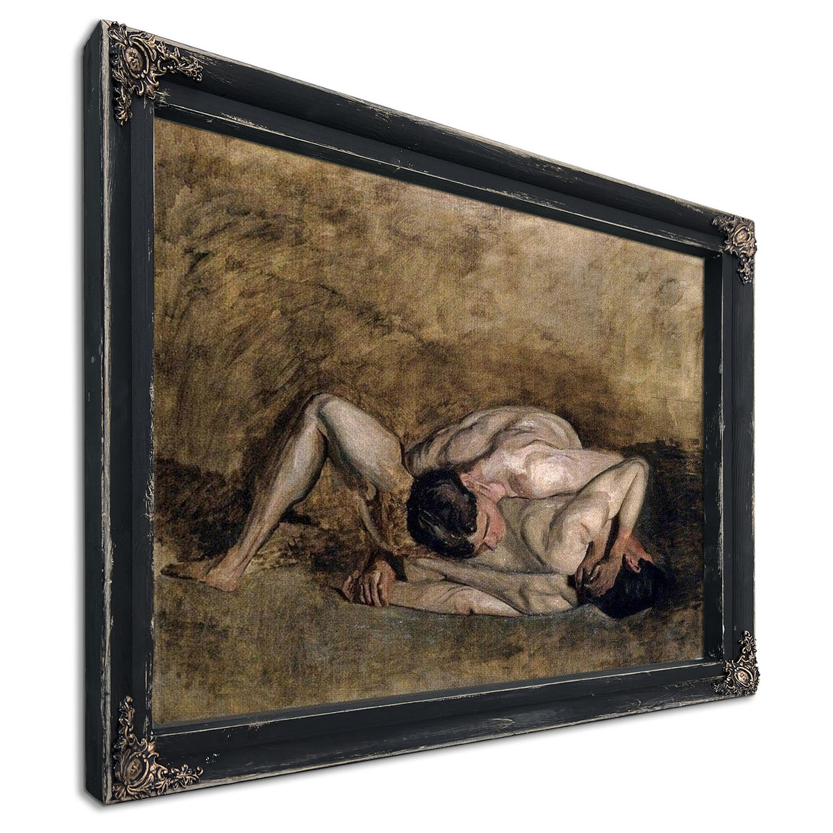 Wrestlers By Thomas Eakins