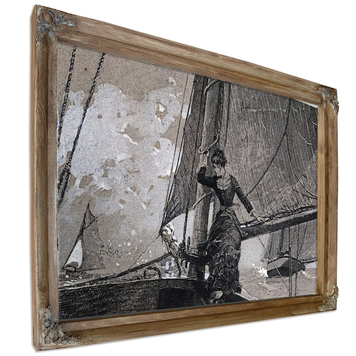 Yachting Girl By Winslow Homer