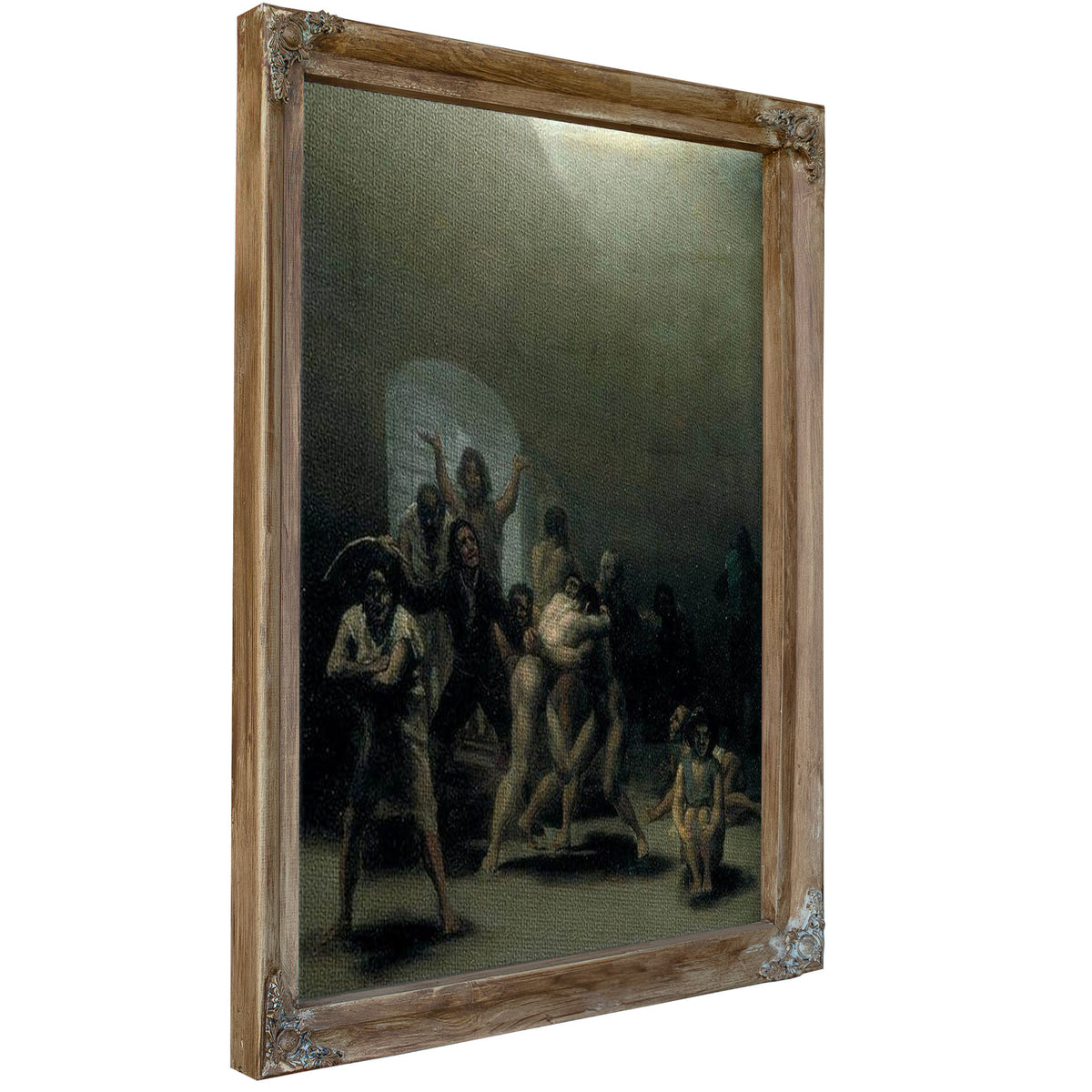Yard With Lunatics 1794 Oil On Tin Plated Iron 43 8X32 7Cm By Francisco De Goya
