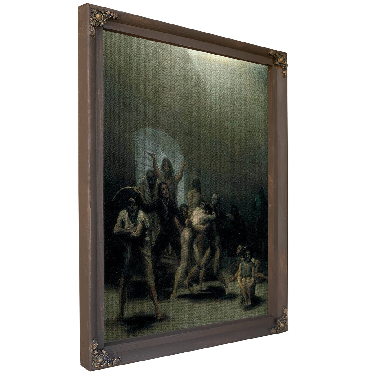 Yard With Lunatics 1794 Oil On Tin Plated Iron 43 8X32 7Cm By Francisco De Goya