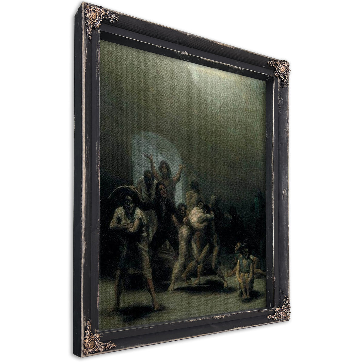Yard With Lunatics 1794 Oil On Tin Plated Iron 43 8X32 7Cm By Francisco De Goya