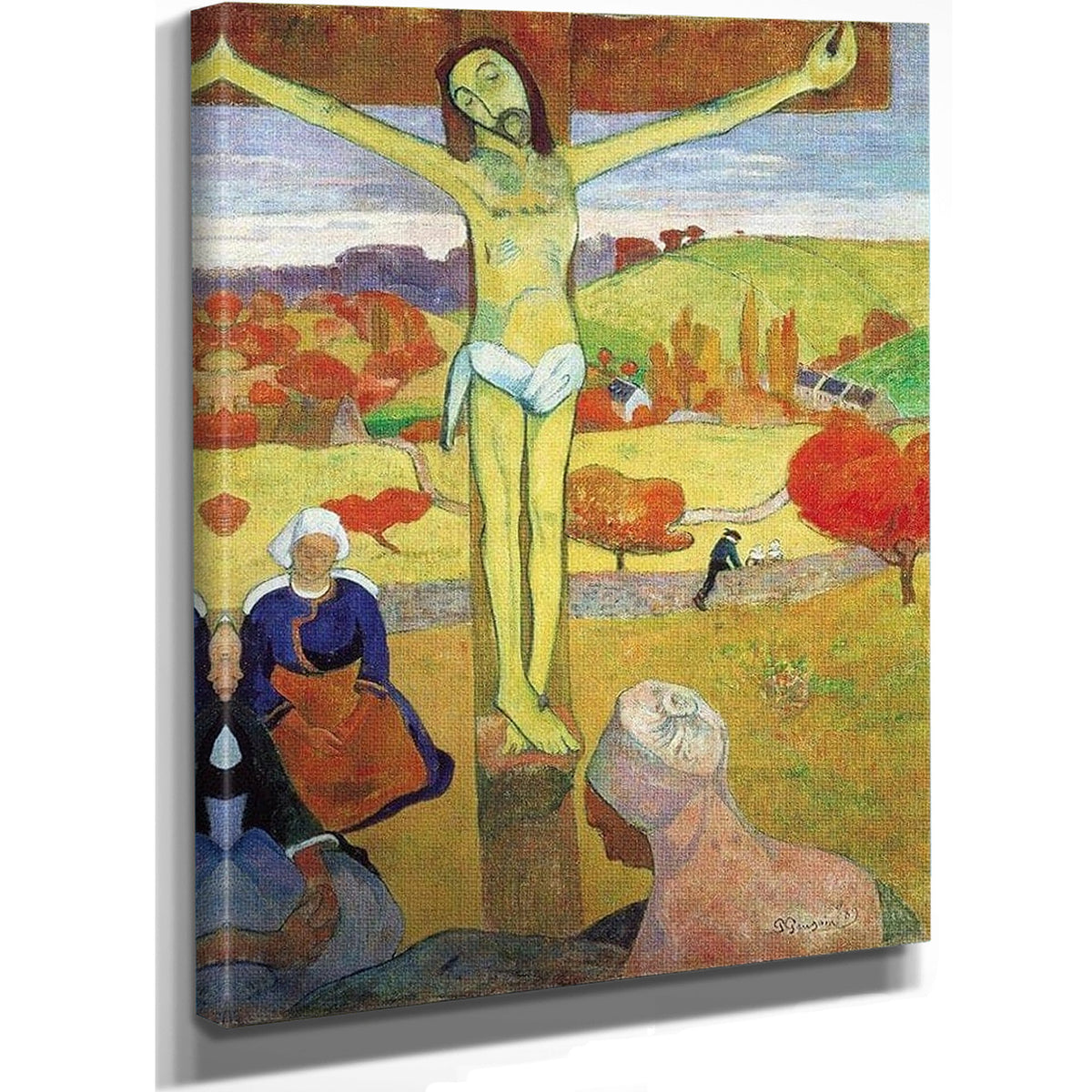 Yellow Christ By Paul Gauguin
