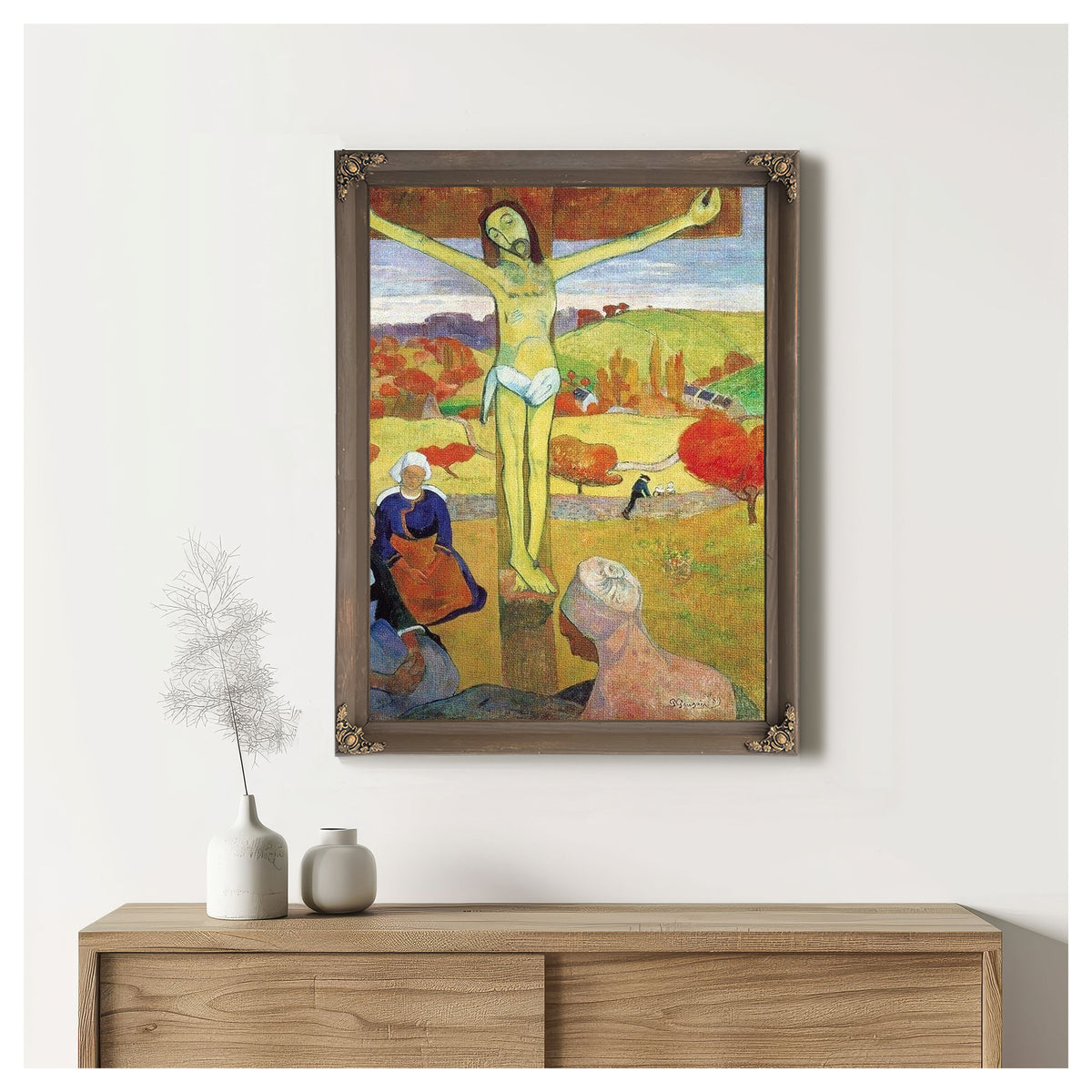 Yellow Christ By Paul Gauguin