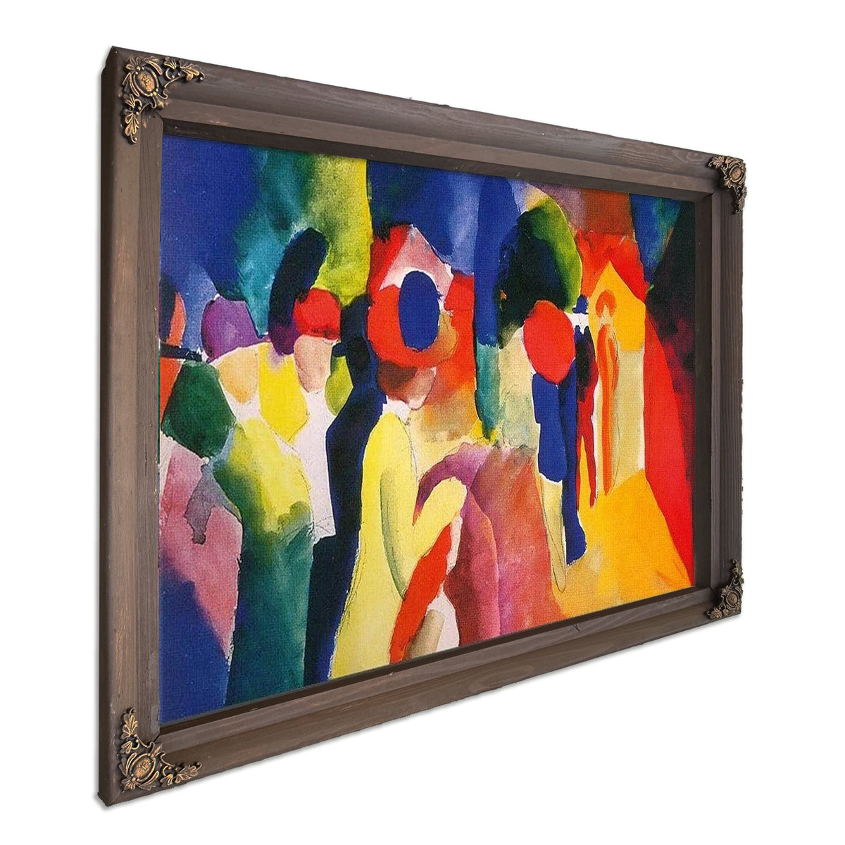 Yellow Jacket By August Macke