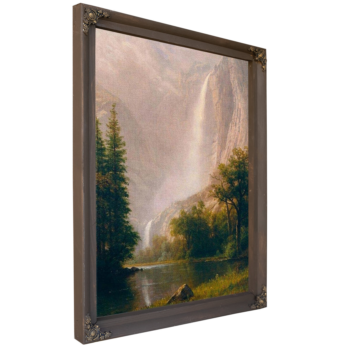 Yosemite Falls By Albert Bierstadt