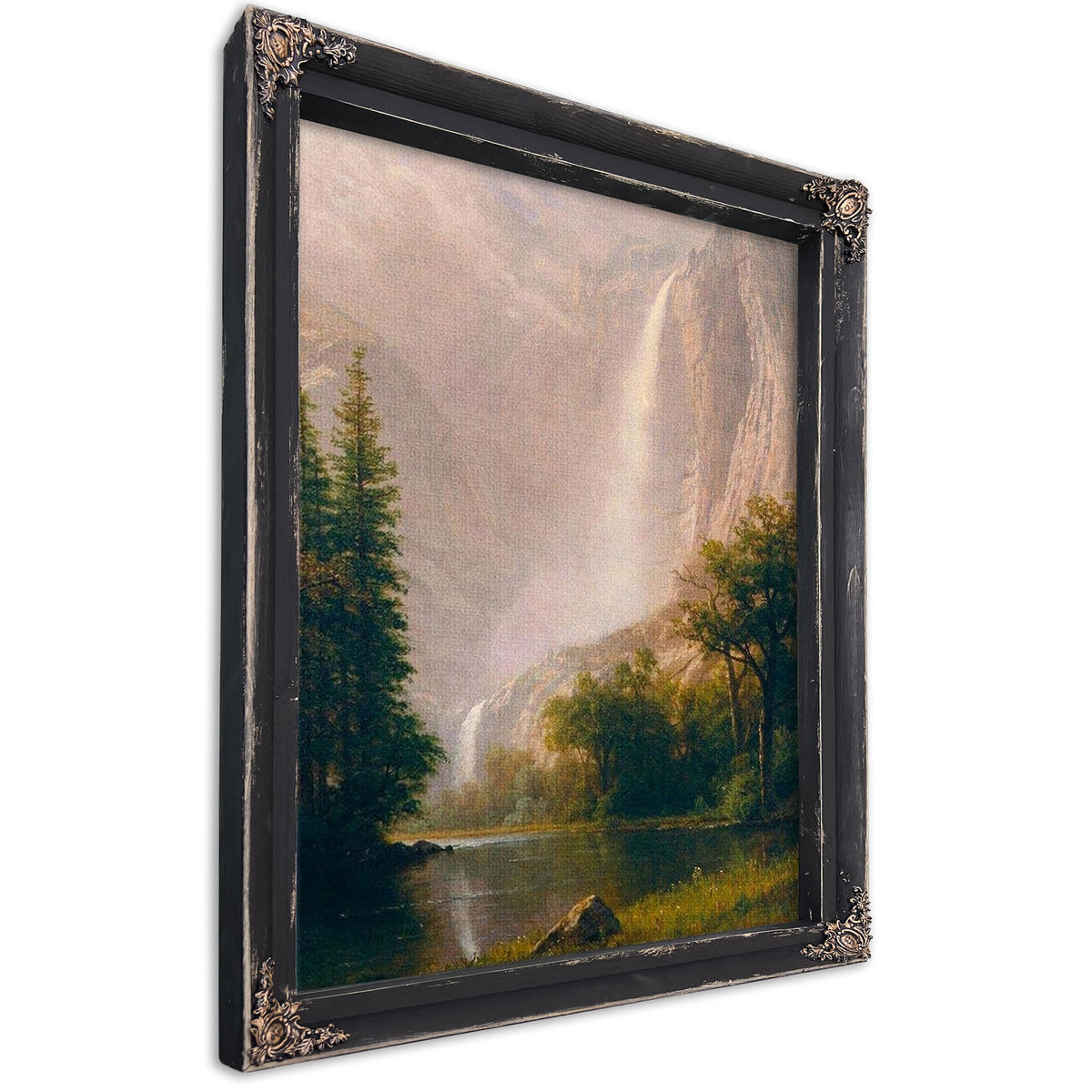 Yosemite Falls By Albert Bierstadt