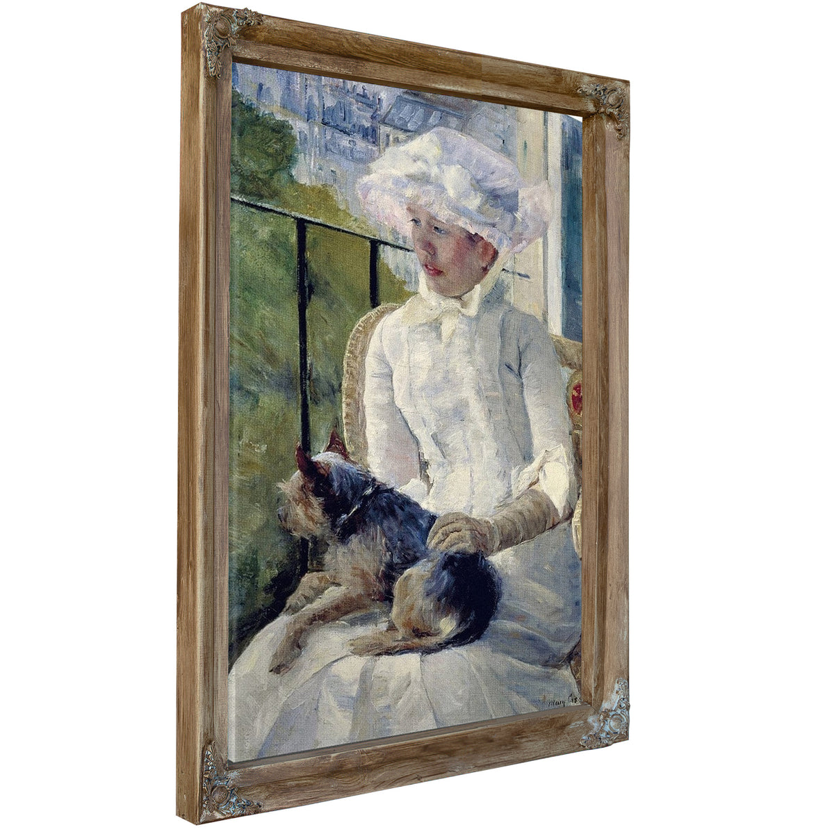 Young Girl At A Window By Mary Cassatt
