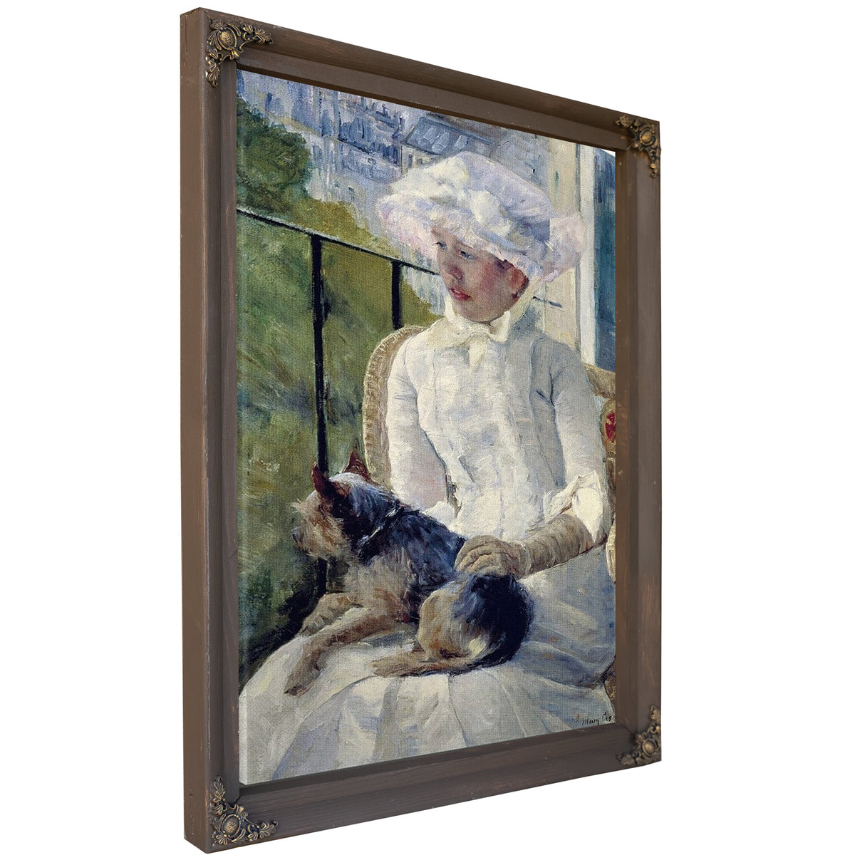 Young Girl At A Window By Mary Cassatt