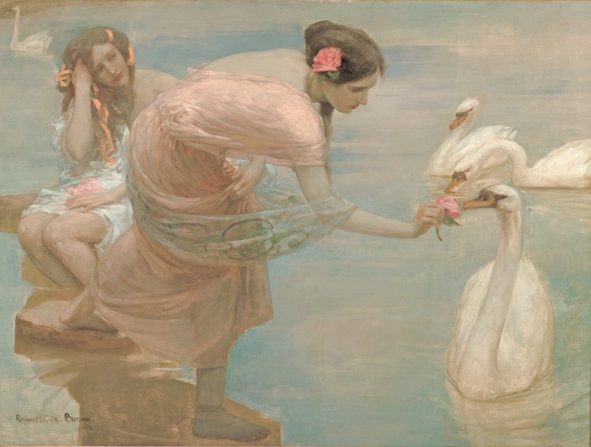 A Summer Morning 1897 by Sir Joshua Reynolds