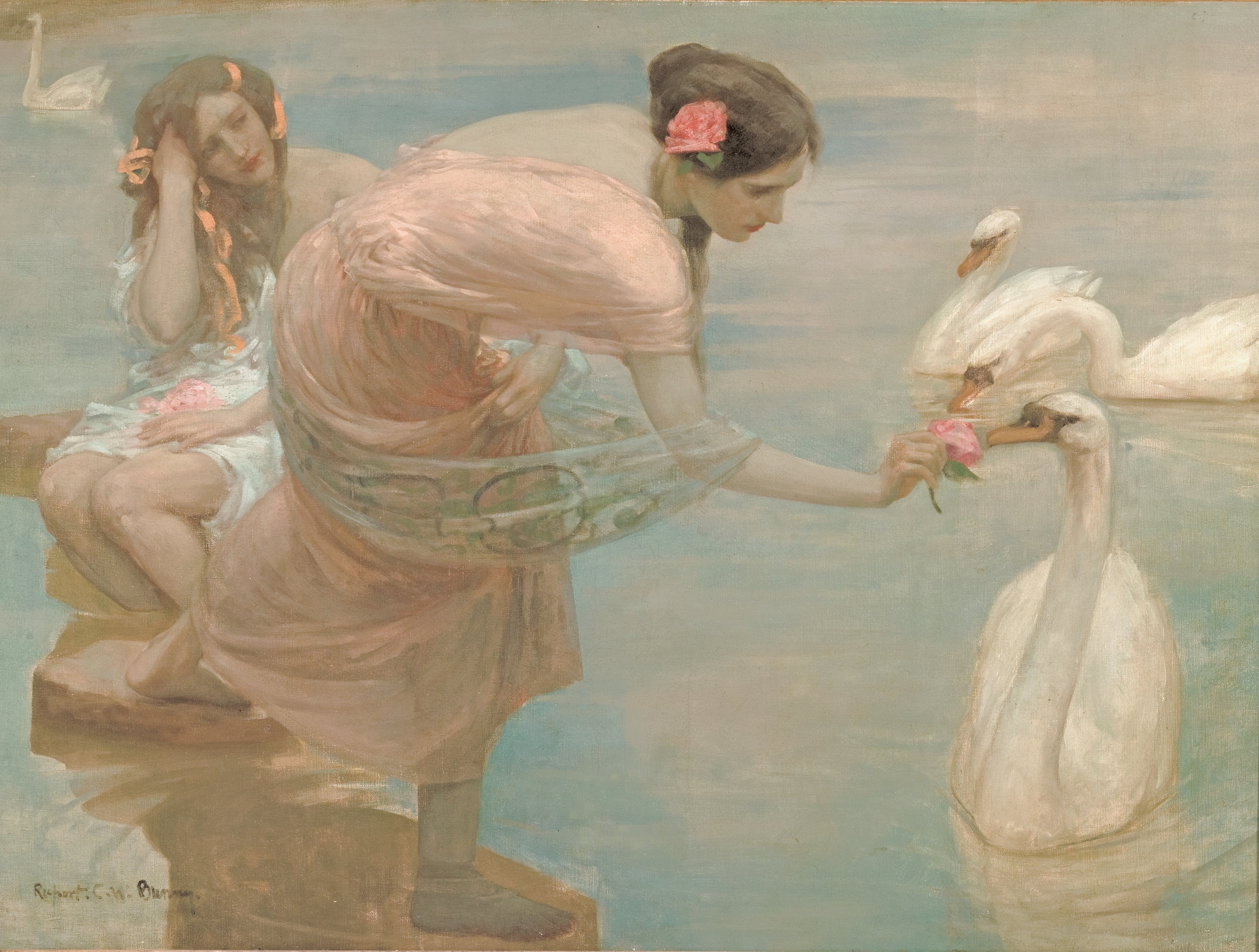 A Summer Morning 1897 by Sir Joshua Reynolds