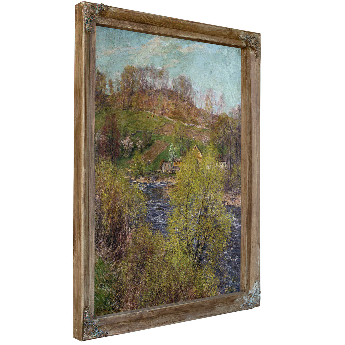 Blossoming Willows By Willard Leroy Metcalf