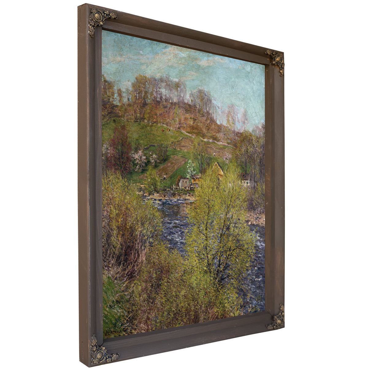 Blossoming Willows By Willard Leroy Metcalf