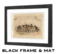 Buffalo Dance No.8 By George Catlin Fine Art Print