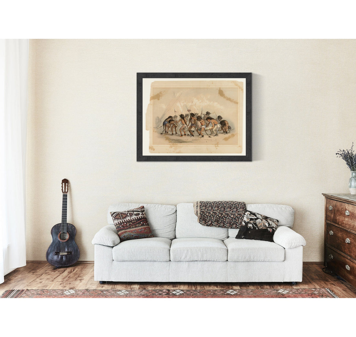 Buffalo Dance No.8 By George Catlin Fine Art Print