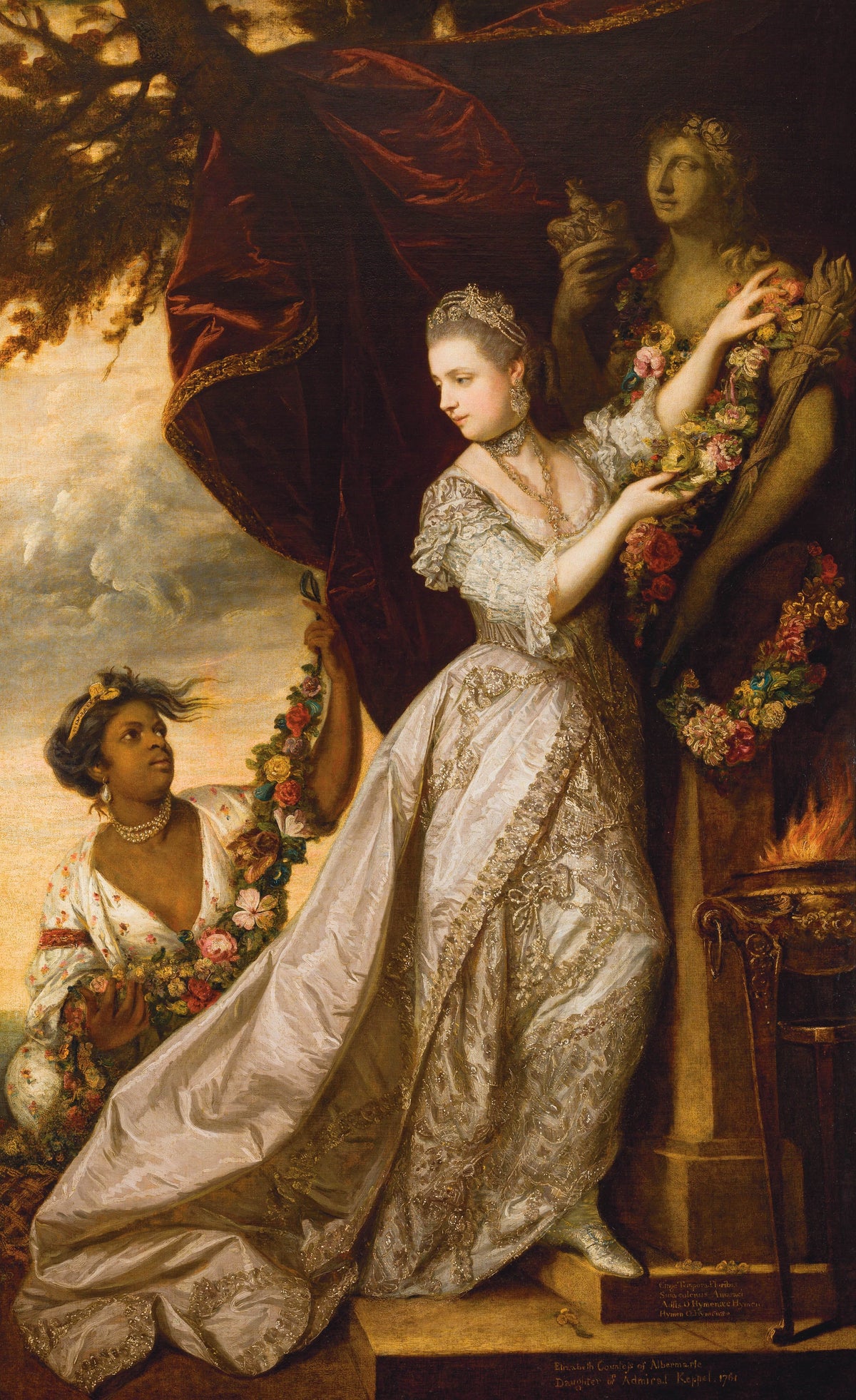 Lady Elizabeth Keppel By Joshua Reynolds Fine Art Print