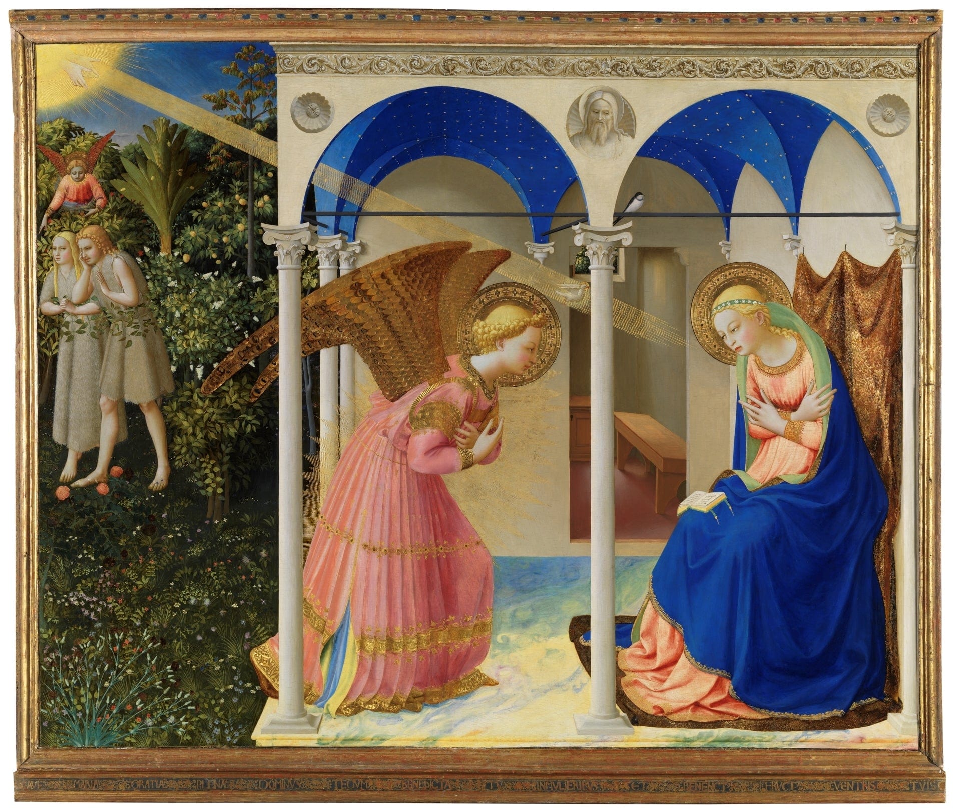 The Annunciation And Life Of The Virgin 1426 By Fra Angelico Fine Art Print