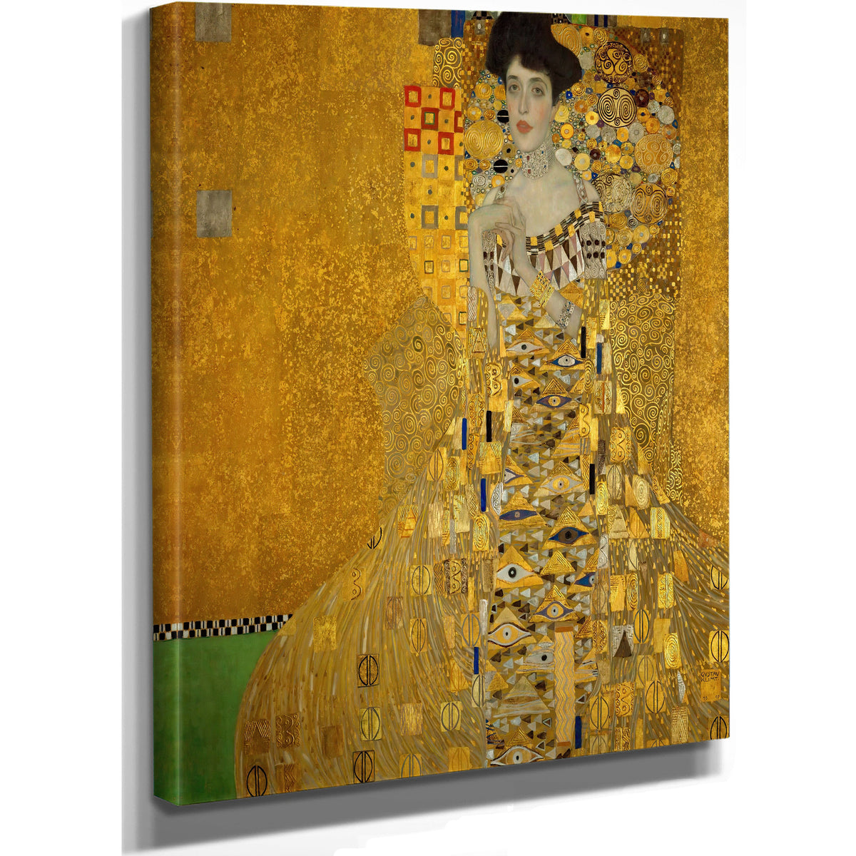Portrait Of Adele Bloch Bauer I By Gustav Klimt