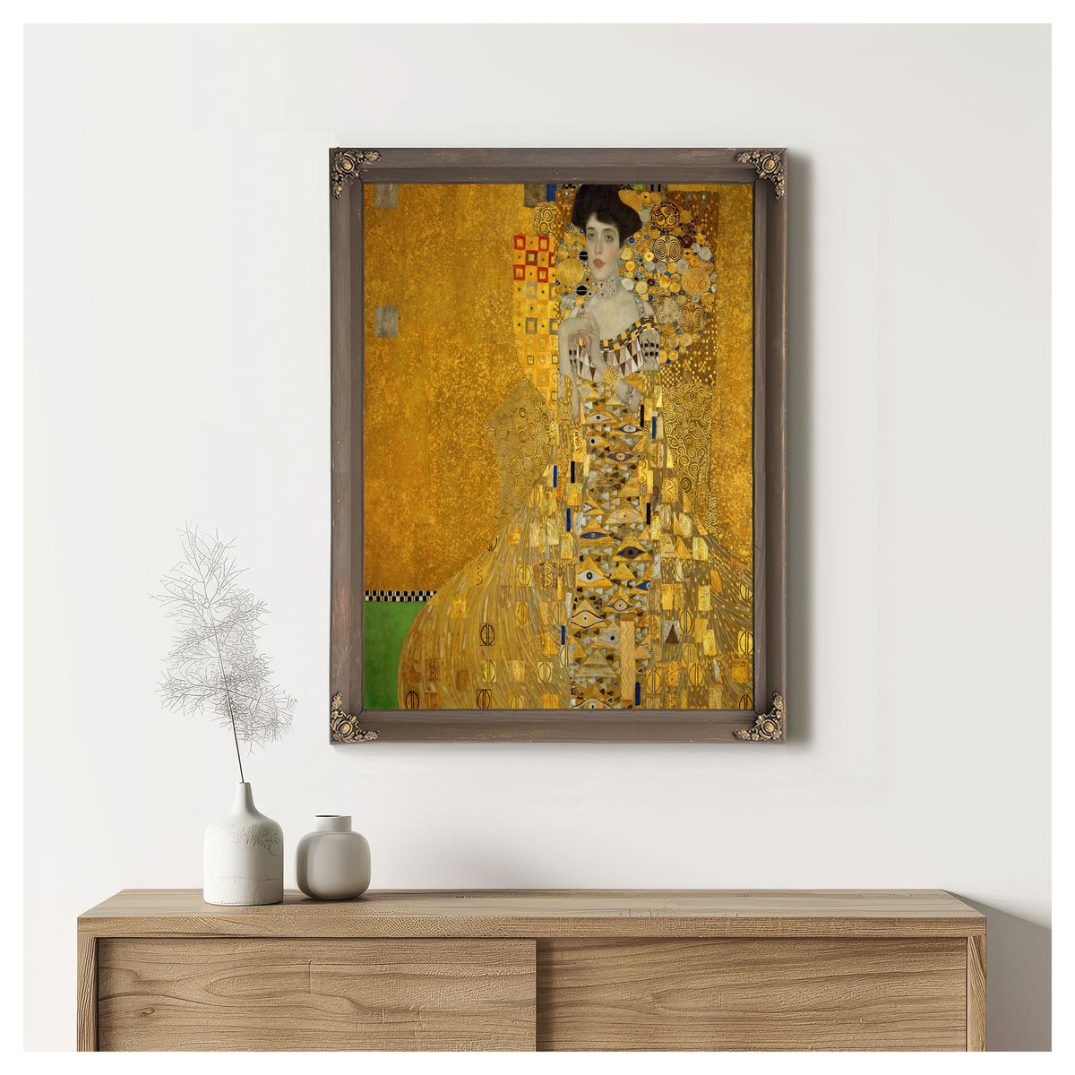 Portrait Of Adele Bloch Bauer I By Gustav Klimt