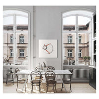 12" x 12" / Canvas Wrap Rubans Aux Ombrelles Aux Manchons by Charles Martin