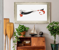 12" x 12" / Canvas Wrap Rubans Aux Ombrelles Aux Manchons by Charles Martin