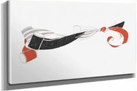 12" x 12" / Canvas Wrap Rubans Aux Ombrelles Aux Manchons by Charles Martin