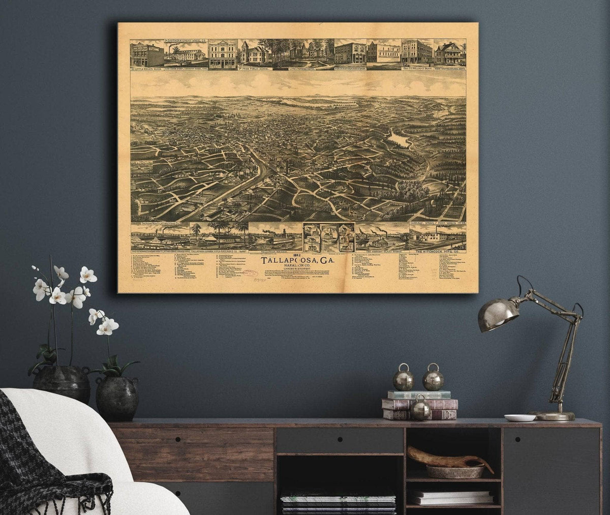 1892 Tallapoosa Ga Haralson Co State of Georgia