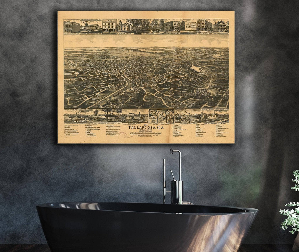 1892 Tallapoosa Ga Haralson Co State of Georgia