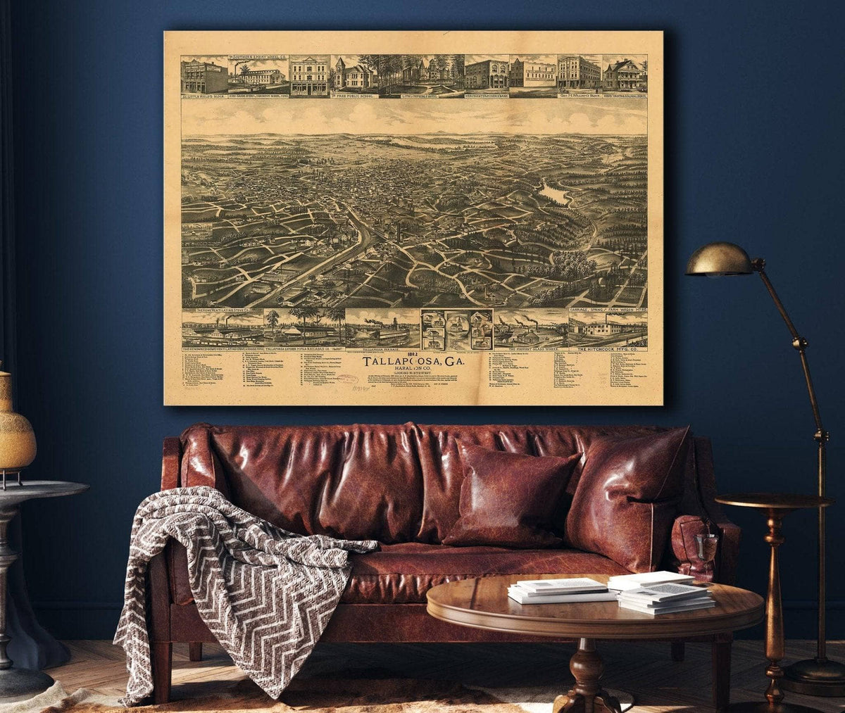 1892 Tallapoosa Ga Haralson Co State of Georgia