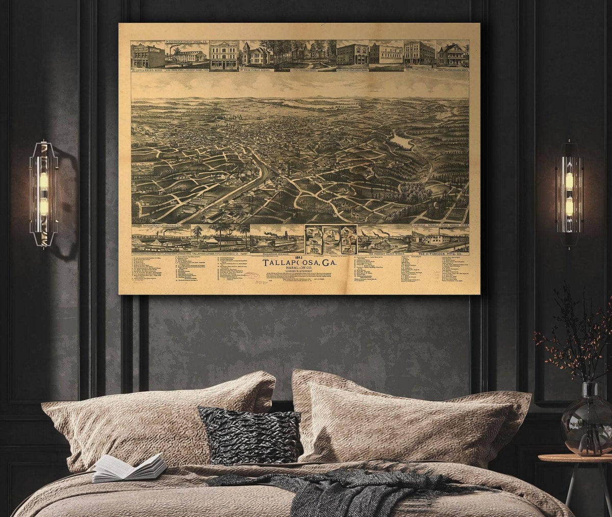 1892 Tallapoosa Ga Haralson Co State of Georgia