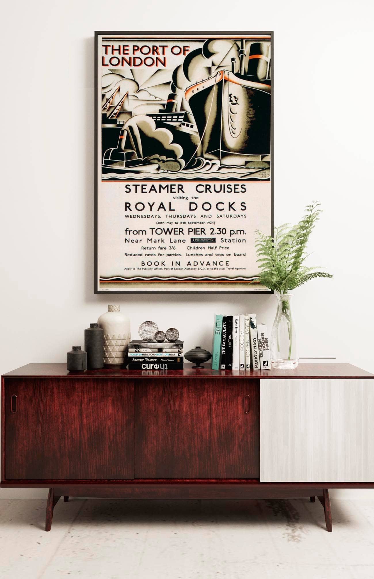 1934 Steamer Cruises underground