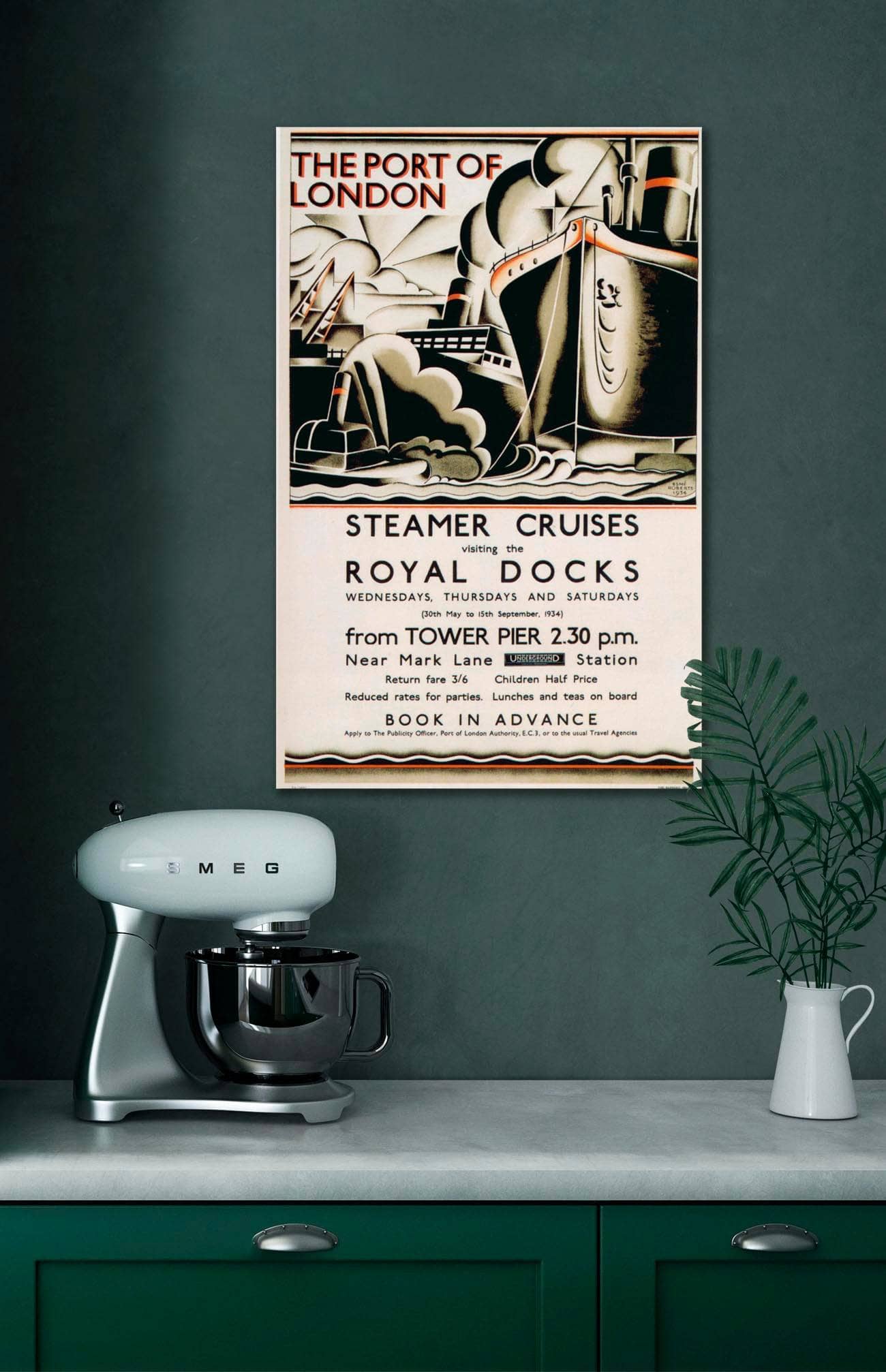 1934 Steamer Cruises underground