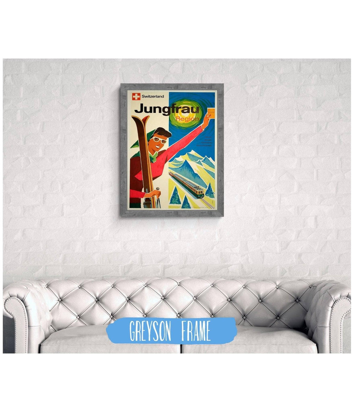 1950's Skiing Vacation Holiday Switzerland Jungfrau Region, Skiing