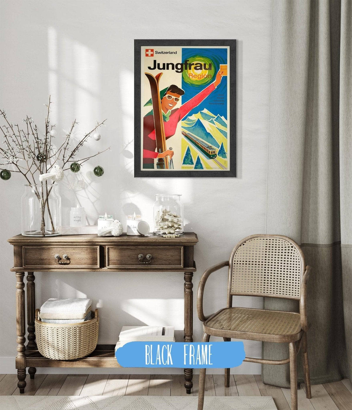 1950's Skiing Vacation Holiday Switzerland Jungfrau Region, Skiing