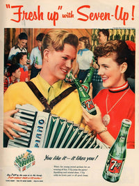 7UP Vintage Ads: "Fresh Up" with Seven-Up!