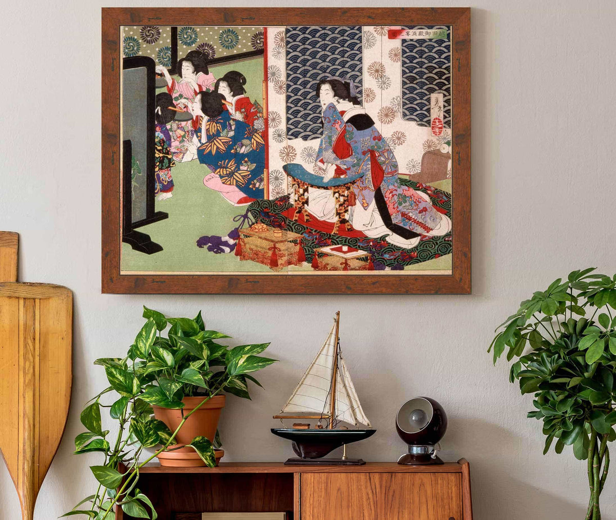 A Banquet At The Koshida Palace by Tsukioka Yoshitoshi