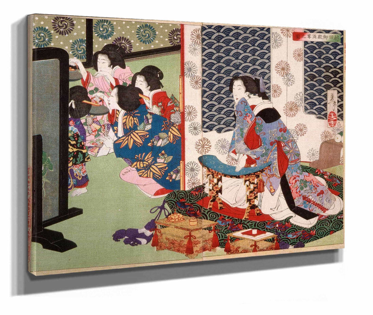 A Banquet At The Koshida Palace by Tsukioka Yoshitoshi